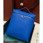 Loro Piana Extra Pocket Backpack L 23.5 in Dyed Calfskin Blue