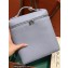 Loro Piana Extra Pocket Backpack L 23.5 in Dyed Calfskin Pale Blue