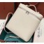 Loro Piana Extra Pocket Backpack L 23.5 in Dyed Calfskin White