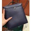 Loro Piana Extra Pocket Backpack L 23.5 in Dyed Calfskin Dark Blue