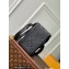 Louis Vuitton Vertical Trunk Wearable Wallet M82070 Embossed Taurillon Monogram cowhide leather Black