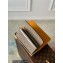 Louis Vuitton Mahina perforated calf leather Iris Wallet M60144 Galet Grey