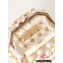 Chanel Pearls Mini Evening Bag AS3769 White/Multicolor 2023