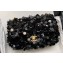 Chanel Sequins Mini Classic Flap Bag AS3523 Black 2023