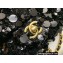 Chanel Sequins Mini Classic Flap Bag AS3523 Black 2023