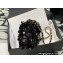 Chanel Sequins Mini Classic Flap Bag AS3523 Black 2023