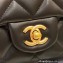 Chanel Wood Handle Small Classic Flap Bag Black 2023