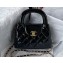 Chanel Patent Leather Small Flap Bag AS3038 Black 2023