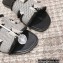 Hermes Oran Sandals in fringed H canvas Black 2023