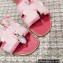 Hermes Oran Sandals in fringed H canvas Pink 2023