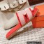 Hermes Oran Sandals in fringed H canvas Cherry Red 2023