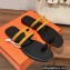 Hermes Georgia Sandals in suede goatskin Yellow 2023