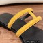 Hermes Georgia Sandals in suede goatskin Yellow 2023