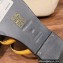 Hermes Georgia Sandals in suede goatskin Yellow 2023