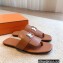 Hermes Galerie Sandals in calfskin Brown 2023