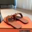 Hermes Galerie Sandals in calfskin Brown 2023