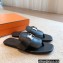 Hermes Galerie Sandals in calfskin Black 2023