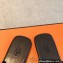 Hermes Galerie Sandals in calfskin Black 2023