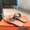 Hermes Galerie Sandals in calfskin Suede Beige 2023
