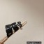 Hermes leather Gwen espadrille Sandals Black 2023