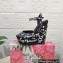 Dolce & Gabbana Heel 15cm Platform 4cm Logo Printed Sandals Black 2023