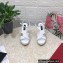 Dolce & Gabbana DG Heel 12cm Platform 1.5cm Logo criss-cross straps sandals White 2023