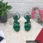 Dolce & Gabbana DG Heel 12cm Platform 1.5cm Logo criss-cross straps sandals Green 2023