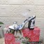 Dolce & Gabbana Heel 10.5cm Blue Printed Floral Sandals White 2023