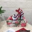 Dolce & Gabbana Heel 10.5cm Blue Printed Floral Sandals Red 2023
