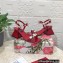 Dolce & Gabbana Heel 6.5cm Polished calfskin sandals Red with crystals 2023