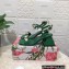 Dolce & Gabbana Heel 6.5cm Polished calfskin sandals Green with crystals 2023