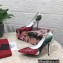 Dolce & Gabbana Heel 10.5cm Rose-print jersey Pumps White 2023