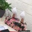 Dolce & Gabbana Heel 10.5cm leather Pumps White with Crystal Bow 2023
