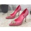 Dolce & Gabbana Heel 10.5cm leather Pumps Pink with Crystal Bow 2023