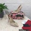 Dolce & Gabbana Heel 10.5cm leather Pumps Beige with Crystal Bow 2023