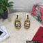 Dolce & Gabbana Heel 10.5cm leather mules Gold with floral embellishment 2023