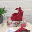 Dolce & Gabbana Heel 15cm Platform 4cm Patent leather wedges sandals Red 2023