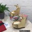 Dolce & Gabbana Heel 15cm Platform 4cm leather wedges sandals Gold 2023