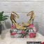 Dolce & Gabbana Heel 10.5cm Polished calfskin sandals Gold with rhinestones 2023
