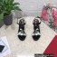 Dolce & Gabbana Heel 10.5cm print Floral sandals Black 2023