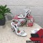 Dolce & Gabbana Heel 10.5cm print Floral sandals White 2023