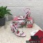 Dolce & Gabbana Heel 10.5cm print Floral sandals Pink 2023