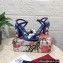 Dolce & Gabbana Heel 10.5cm print Floral sandals Blue 2023