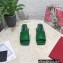 Dolce & Gabbana geometric Heel 6.5cm Patent leather mules Green 2023
