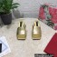 Dolce & Gabbana geometric Heel 6.5cm leather mules Gold 2023