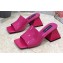 Dolce & Gabbana geometric Heel 6.5cm Patent leather mules Fuchsia 2023