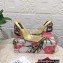 Dolce & Gabbana Crystal DG Pop Heel 10.5cm criss-cross straps Mules PVC Gold 2023