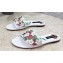 Dolce & Gabbana Heel 10.5cm print Floral slides White 2023