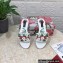 Dolce & Gabbana Heel 10.5cm print Floral slides White 2023