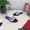 Dolce & Gabbana Heel 10.5cm print Floral slides Blue 2023